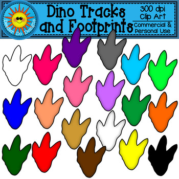 350x350 Dinosaur Tracks And Footprints Clip Art By Deeder Do Tpt
