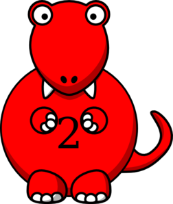 252x298 Green Dinosaur Clipart Image 8
