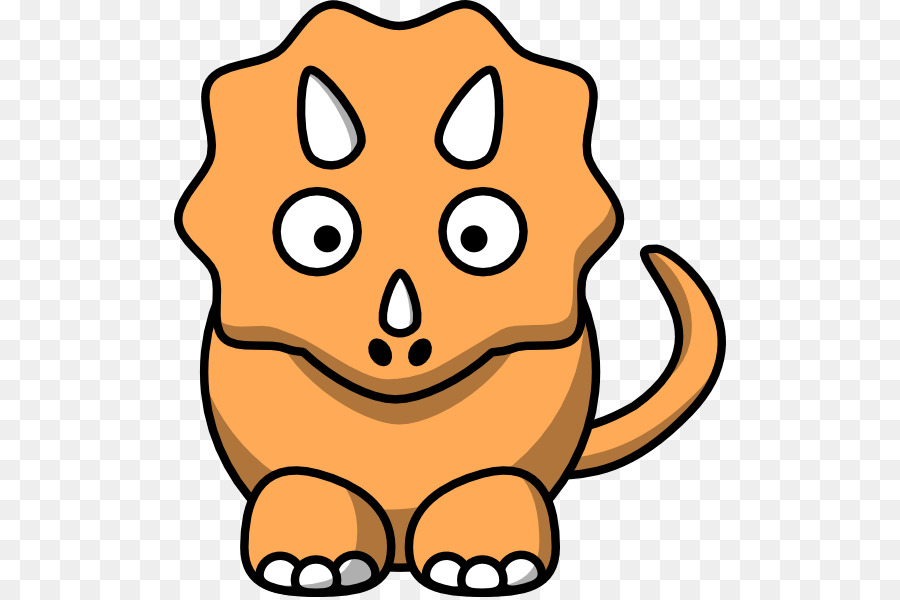 900x600 Baby Triceratops Dinosaur Clip Art