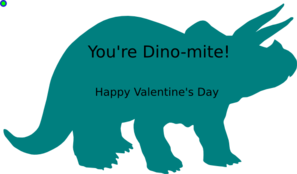 297x174 Dinosaur Valentine Clip Art