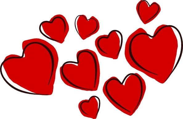 594x386 Heart Clip Art Free Sketchy Hearts Clip Art Free Vector In Open