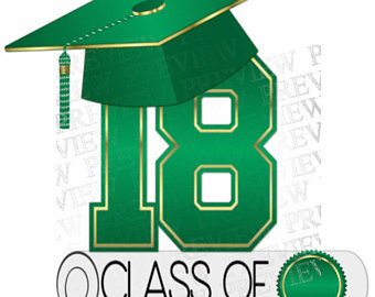 340x270 Class Of 2018 Clip Art More Colors Green Black Graduation