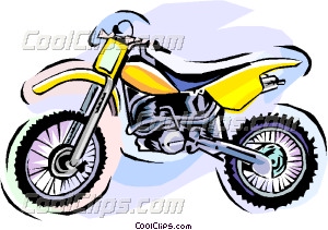 300x211 Dirt Bike Vector Clip Art
