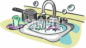 300x166 Kitchen Sink Clipart