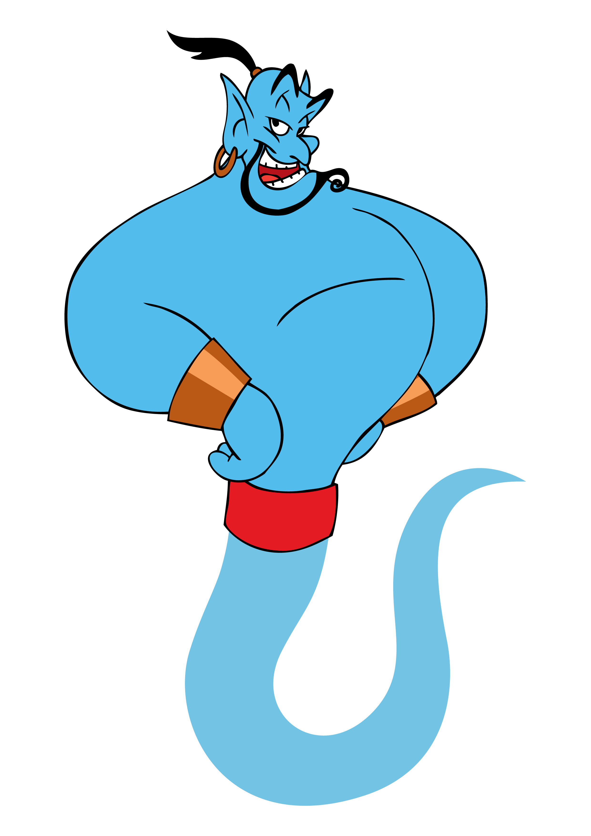 Genie Disney Aladdin Genie Png Clipart Full Size Clip - vrogue.co