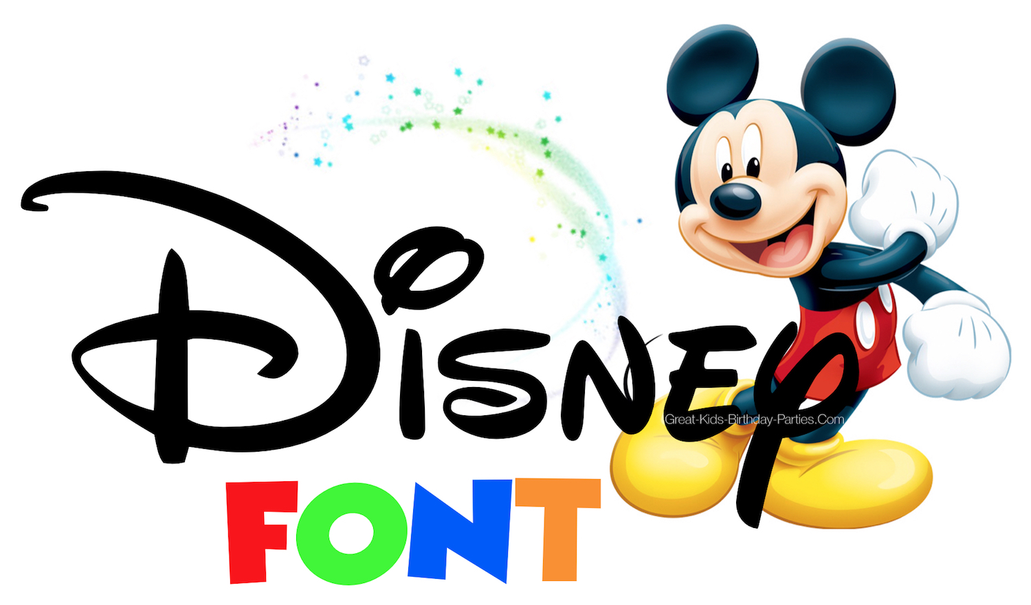 1500x880 Free Disney Font