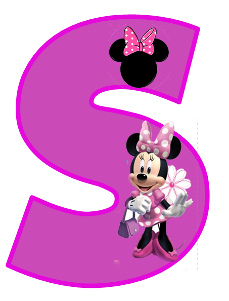453x594 Minnie Free Alphabet In Purple. Alfabeto De Minnie