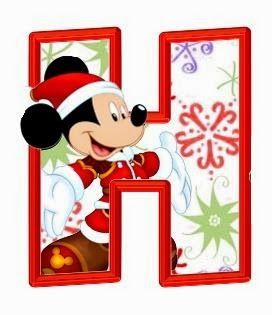 272x315 Alfabeto De Personajes Disney. Christmas Clip Art
