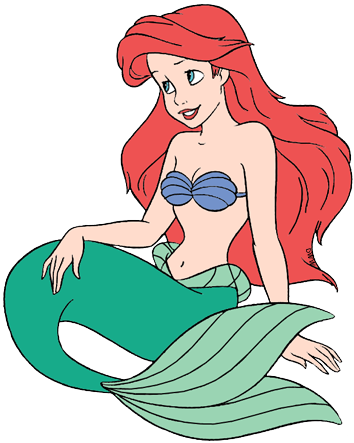 354x443 Mermaid Ariel Clip Art Disney Clip Art Galore