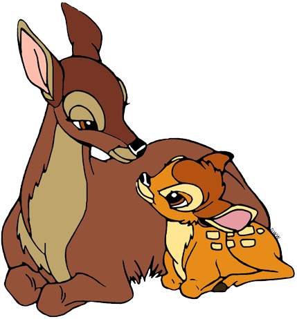 429x462 Bambi And His Mother Clip Art Disney Clip Art Galore
