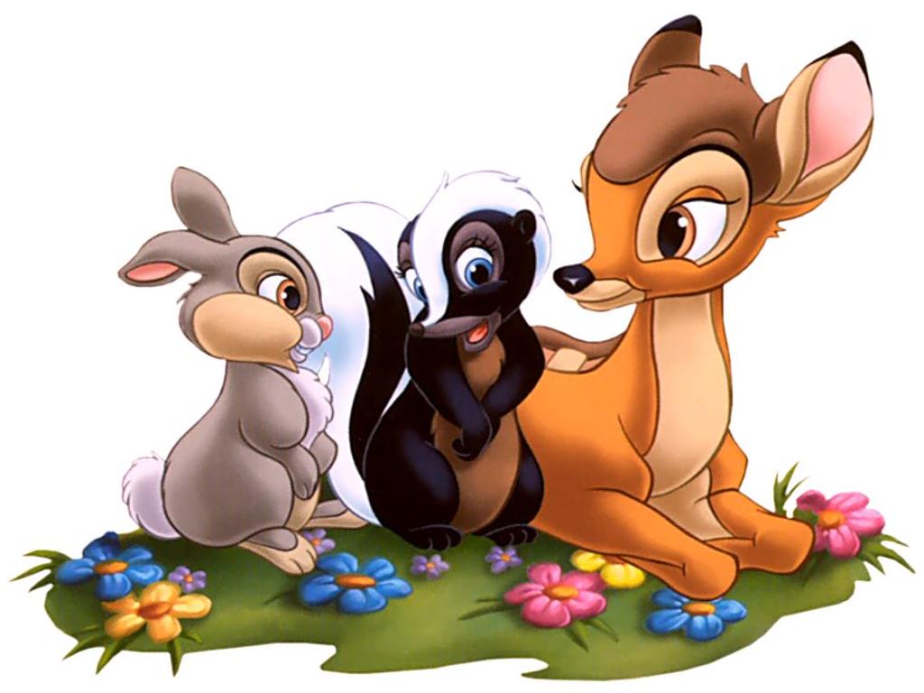 1024x768 Bambi Clipart Disney Wallpaper Free Collection Download