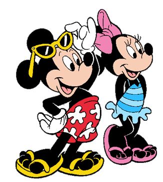 326x363 Collection Of Minnie Mouse Swimming Clipart High Quality