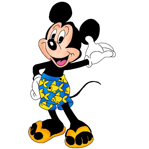 500x500 Beach Clipart Mickey