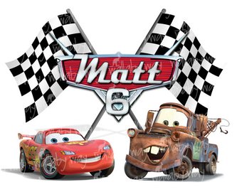 340x270 Disney Cars Lightning Mcqueen Printable Iron On Transfer