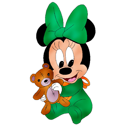 400x400 Minnie Mouse Baby Clip Art
