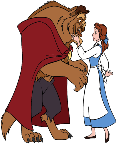 409x503 Belle And The Beast Clip Art Disney Clip Art Galore