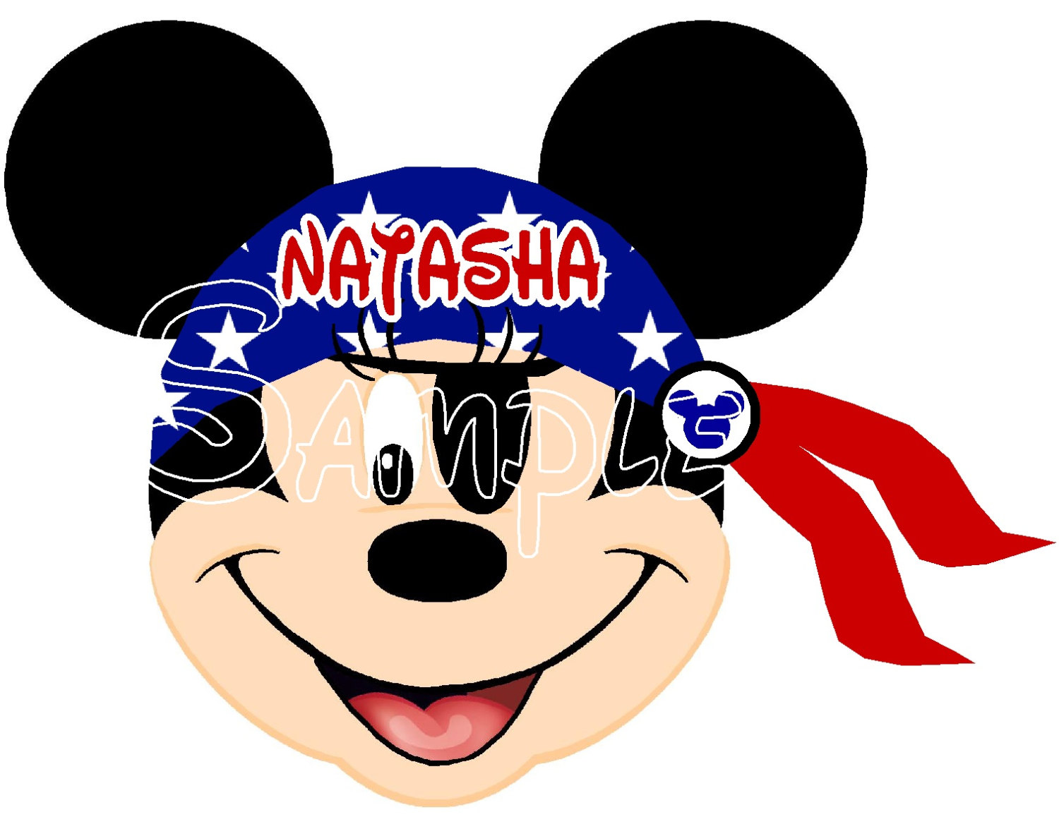 1500x1158 New Thicker Magnets Mickey Mouse Pirate 4th Of July Flag