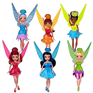 355x355 Disney Fairies 11.5cm Pixie Gem Collection 6 Pack Amazon.co.uk