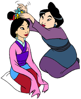 334x405 Mulan's Family Clip Art Disney Clip Art Galore
