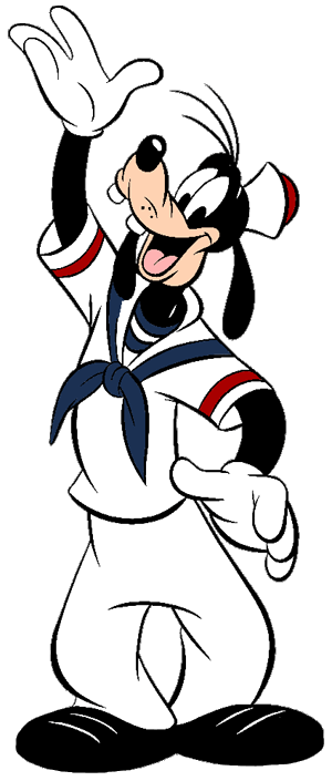 300x705 Sailor Goofy Disney Goofy Clip Art Images Mickey And Friends