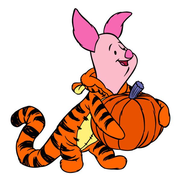 600x600 Disney Piglet Halloween Clipart