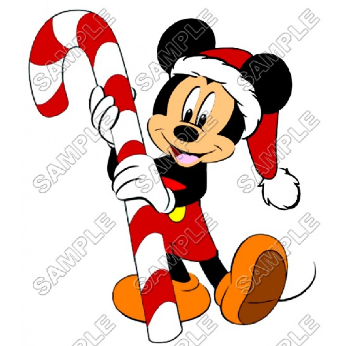 1200x1200 Personalized Iron On Transfers! Mickey Mouse Christmas Santa T