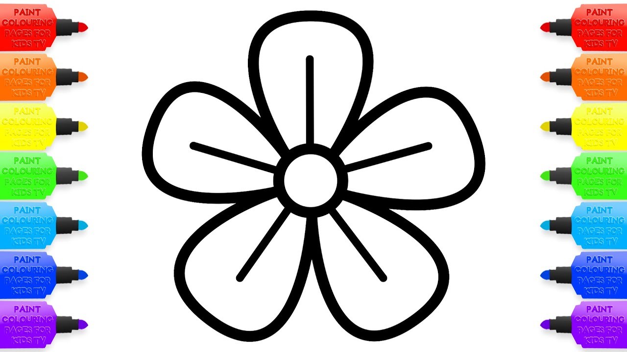 1280x720 Gigantic Colouring Pictures Of Flowers How