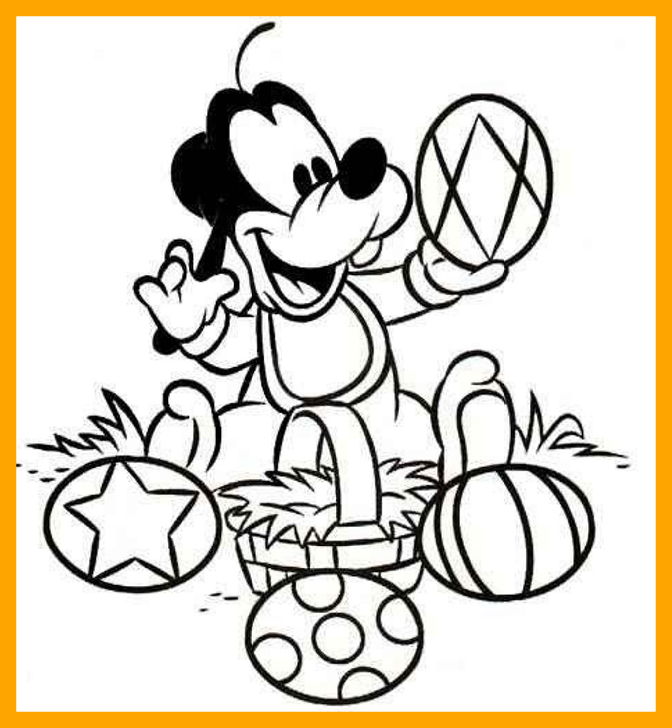 1352x1464 Best Printable Goofy Coloring Pages For Kids Cool Bkids Disney