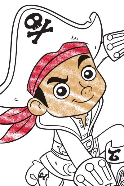 400x600 Captain Jake Colouring Page 2 Coloring For Preschoolers