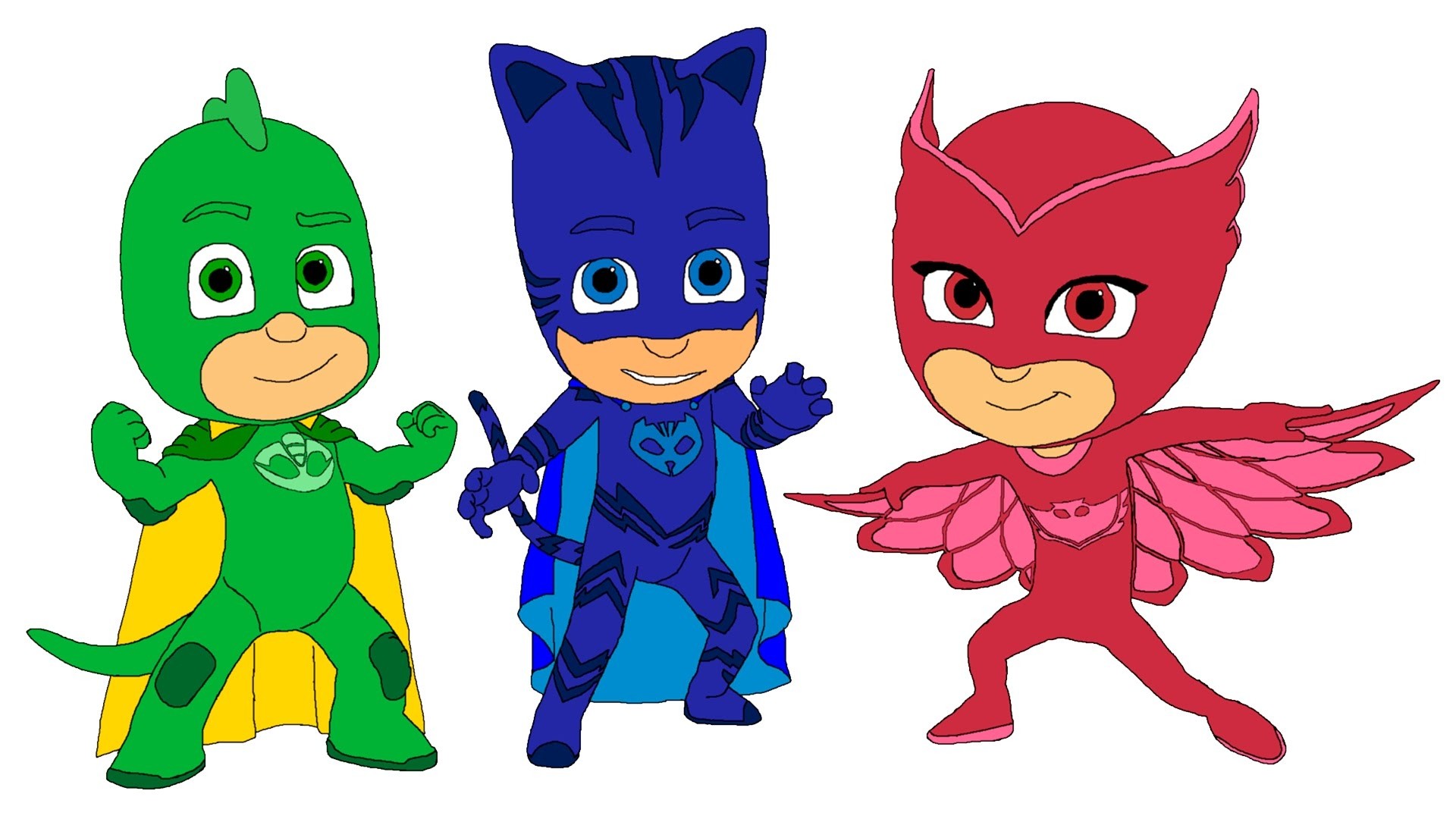 1920x1080 Coloring Pages For Pj Masks New Pj Masks Coloring Pages