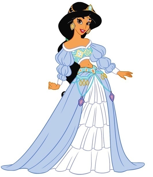 531x613 Princess Jasmine Clipart Disney Wedding