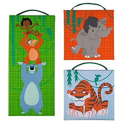425x425 Disney The Jungle Book Canvas Wall Hanging Set