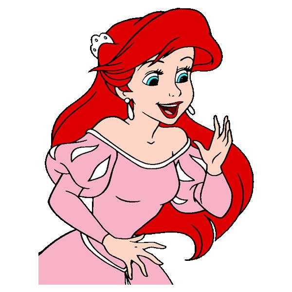 600x600 The Little Mermaid's Ariel Clip Art Images 6 Liked On Polyvore