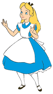 175x311 Alice In Wonderland Clip Art