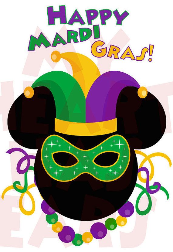 570x830 Printable Diy Mickey Mouse Mardi Gras Disney Digital Clip Art By