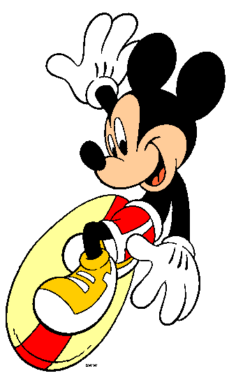 328x541 Mickey Mouse Clipart Surfing