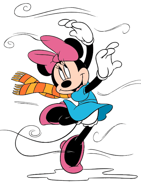 488x650 Winter Mickey Mouse Clip Art