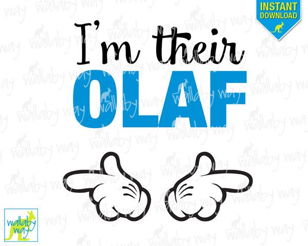 600x480 Frozen I'M Their Olaf Printable Iron On Transfer Or As Clip Art