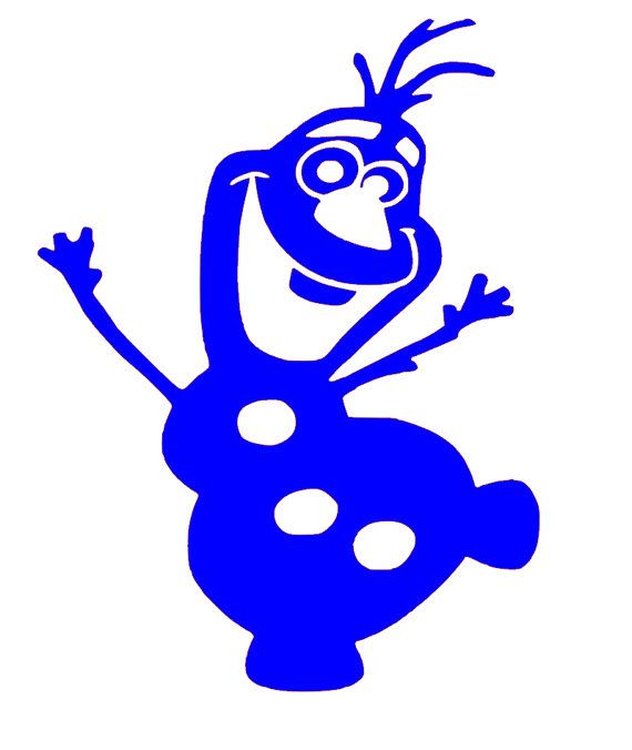 570x676 Disney Frozen Silhouette Clipart