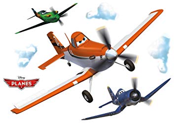 355x249 Komar 14700h Disney Planes Dusty Freestyle Deco Sticker