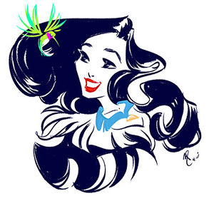 300x285 Disney Wonderground Listen With Your Heart Pocahontas Postcard