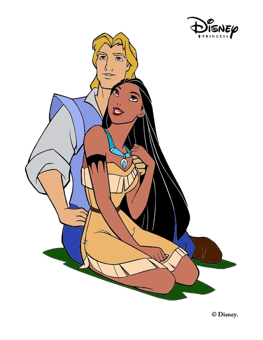 900x1165 Pocahontas And John Smith By Bubba Courtlz