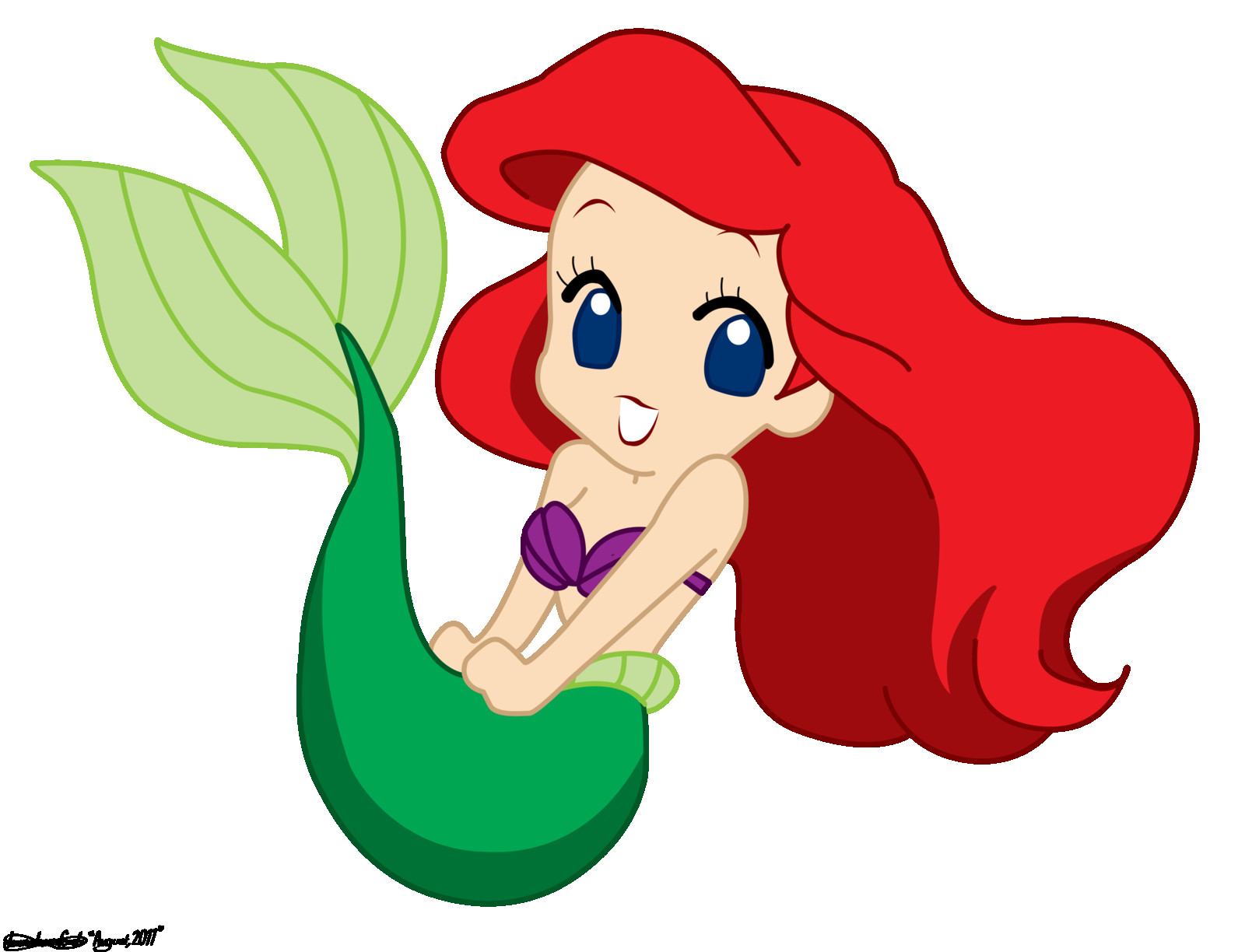 1600x1224 Disney Princess Ariel With Cute Kitten Transparent Png Clip Art