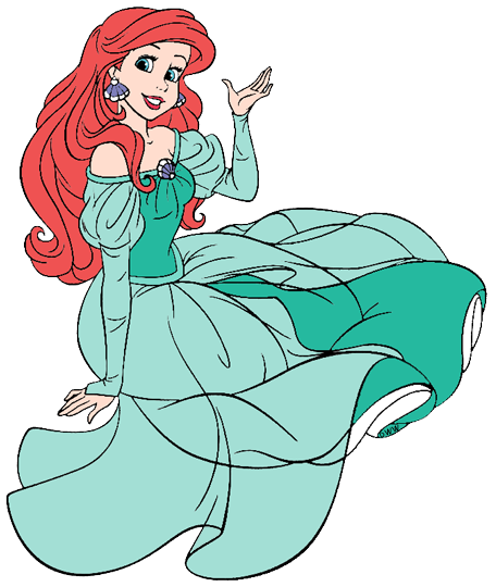 456x540 Human Ariel Clip Art 2 Disney Clip Art Galore