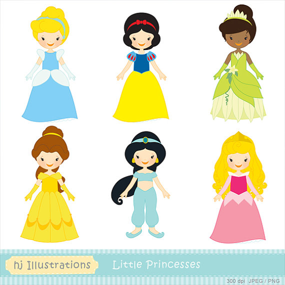 570x570 Digital Clipart Disney Princess Dress