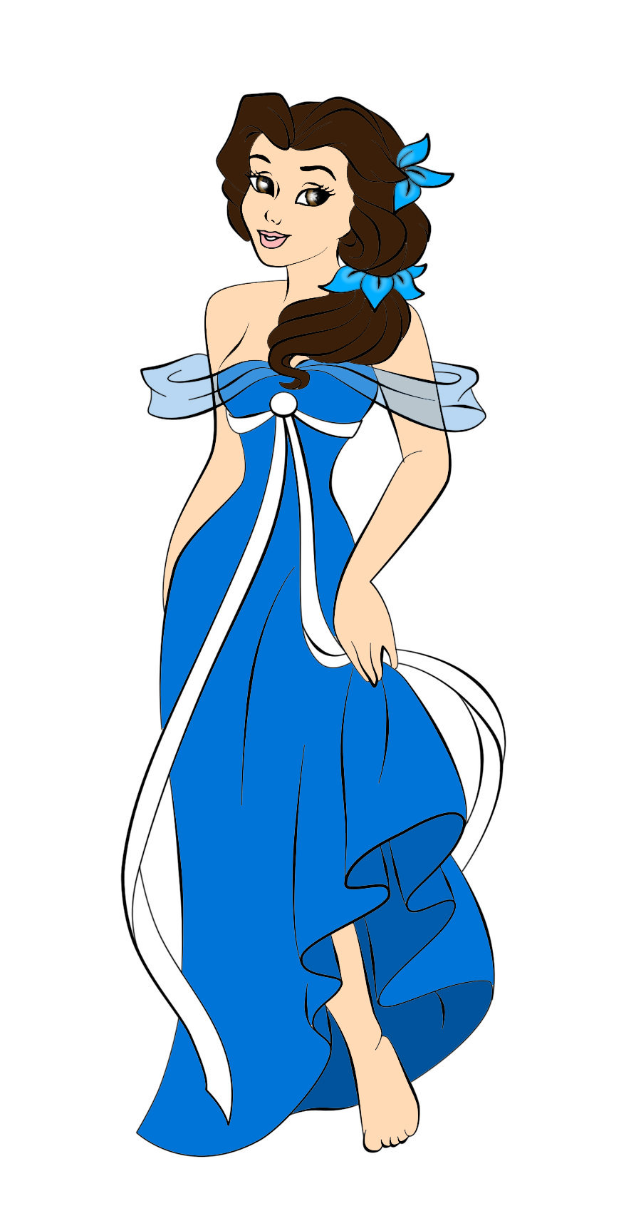 900x1698 Belle As Giselle 2 By Disneywiz