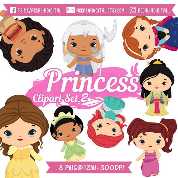 570x570 Disney Princess Clipart, Cute Princess Clip Art, Disney Party