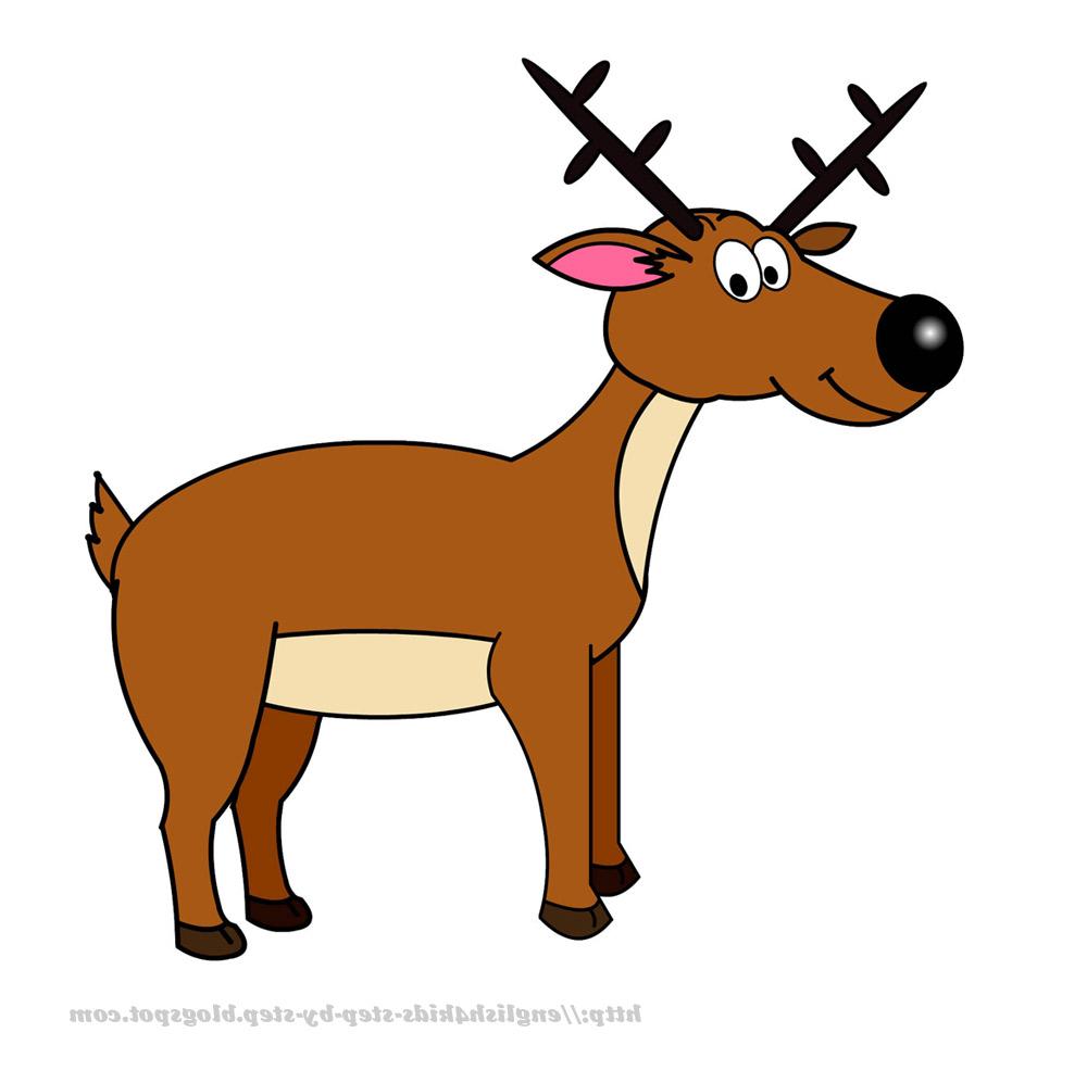 1000x997 Best Free Cartoon Deer Clip Art Images Free Clip Art Designs