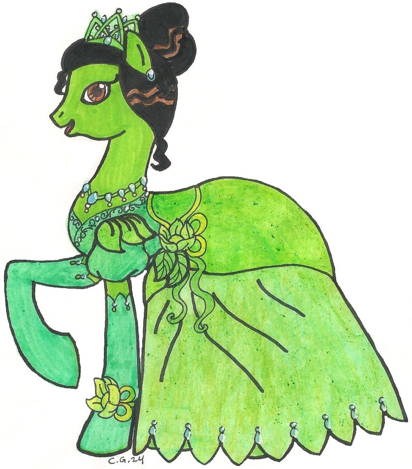 837x954 Mlp Fim Disney Princess Tiana By Coopergal24