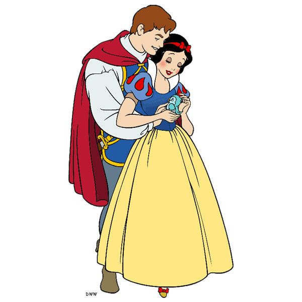 600x600 Snow White And The Prince Clip Art Liked On Polyvore Featuring